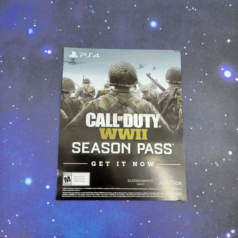 Call of Duty WWII PS4 PlayStation 4 Activision Sledgehammer Games CIB Complete